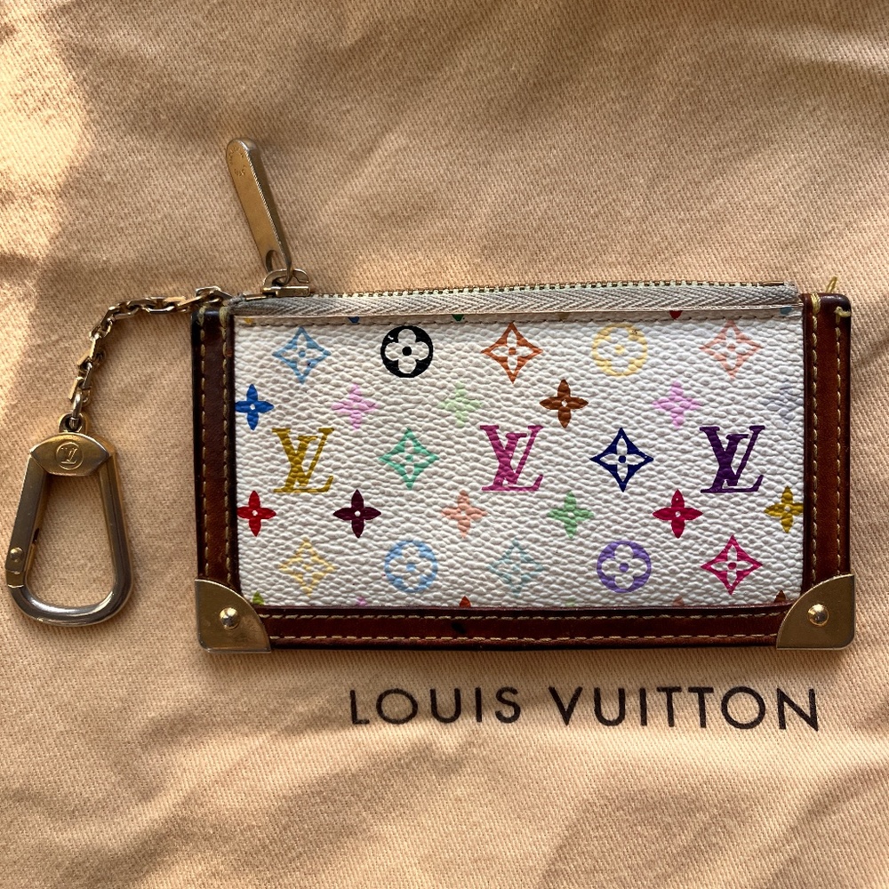 LV & TAKASHI MURAKAMI MULTICOLORE KEY POUCH - Picture 4 of 13